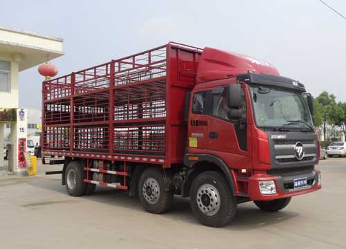 福田三層畜禽運(yùn)輸車(chē) 國(guó)五 